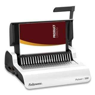Fellowes® Comb Binding Machine, 300 Sheet Capacity, White (FEL5006801)