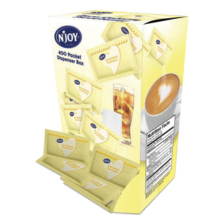 N'Joy Yellow Sucralose Zero Calorie Sweetener Packets, 0.04 oz Packet, 400 Packets/Box (NJO83220)
