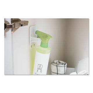 Command™ Spray Bottle Holder, 2.34 x 1.69 x 3.34, White, 2 Hangers/4 Strips/Pack (MMM170092ES)