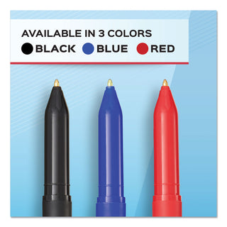 Papermate® Write Bros. Stick Ballpoint Pen, Medium 1mm, Blue Ink/Barrel, Dozen (PAP3311131C)