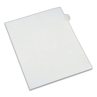 Avery® Preprinted Legal Exhibit Side Tab Index Dividers, Allstate Style, 10-Tab, 5, 11 x 8.5, White, 25/Pack (AVE82203)