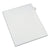 Avery® Preprinted Legal Exhibit Side Tab Index Dividers, Allstate Style, 10-Tab, 5, 11 x 8.5, White, 25/Pack (AVE82203)
