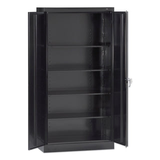 Tennsco 72" High Standard Cabinet (Assembled), 30 x 15 x 72, Black (TNN7215BLK)