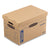 Bankers Box® SmoothMove Maximum Strength Moving Boxes, Half Slotted Container (HSC), Medium, 12.25" x 18.5" x 12", Brown/Blue, 8/Pack (FEL7710301)