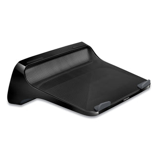 Fellowes® I-Spire Series Laptop Lift, 13.19" x 9.31" x 4.13", Black/Gray, Supports 10 lbs (FEL9472401)