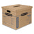 Bankers Box® SmoothMove Classic Moving/Storage Boxes, Half Slotted Container (HSC), Medium, 15" x 18" x 14", Brown/Blue, 8/Carton (FEL7717201)