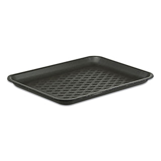 Pactiv Evergreen Supermarket Trays, #27S, 1-Compartment, 15 x 5.5 x 0.93, Black, 250/Carton (PCT51P927S)