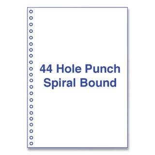 Alliance Perforated and Punched Laser Cut Sheets, 44-Hole, 20 lb, 8.5 x 11, White, 500/Ream (AIP30774)