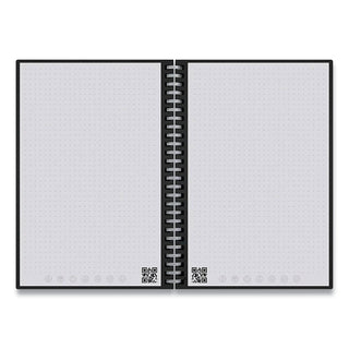 Rocketbook Wave Smart Reusable Notebook, Dotted Rule, Blue Cover, 9.5 x 8.5, 40 Sheets (RKBWAVSKA)