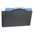 Safco® Wall Pockets, Steel, 15&quot;x3&quot;x8-1/2&quot;, Single Legal, Black (SAF3171BL)
