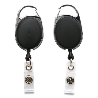 SICURIX® Black Clip Card Reels, Attachable to Belt Loop/Belt Strap (SRXBAU68754) (BAU68754)