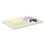 TRU RED™ Slim Stackable Plastic Tray, 1-Compartment, 6.85 x 9.88 x 0.47, White (TUD24380409)