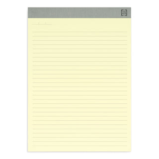 TRU RED™ Notepads, Wide/Legal Rule, Canary Sheets, 8.5 x 11.75, 50 Sheets, 12/Pack (TUD24419922)