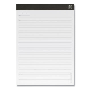 TRU RED™ Notepads, Meeting Agenda Format Ruled, White Sheets, 8.5 x 11.75, 50 Sheets, 6/Pack (TUD24419927)