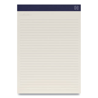 TRU RED™ Notepads, Wide/Legal Rule, Ivory Sheets, 8.5 x 11.75, 50 Sheets, 12/Pack (TUD24419928)