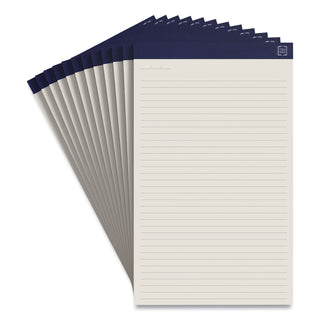TRU RED™ Notepads, Wide/Legal Rule, Ivory Sheets, 8.5 x 14, 50 Sheets, 12/Pack (TUD24419930)