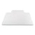 deflecto® Antimicrobial Chair Mat, Medium Pile Carpet, 48 x 36, Lipped, Clear (DEFCM14112AM)