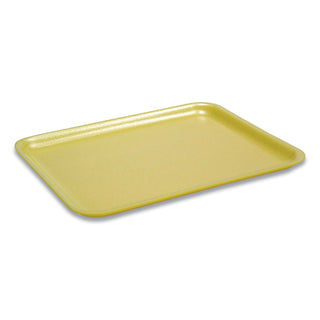 Pactiv Evergreen Supermarket Trays, #17S, 1-Compartment, 8.4 x 4.5 x 0.7, Yellow, 1,000/Carton (PCT51P317S)