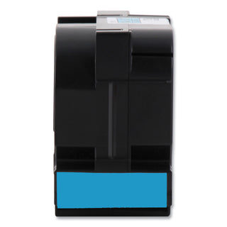 Brother TZe Standard Adhesive Laminated Labeling Tape, 1.4" x 26.2 ft, Black on Blue (BRTTZE561CS)