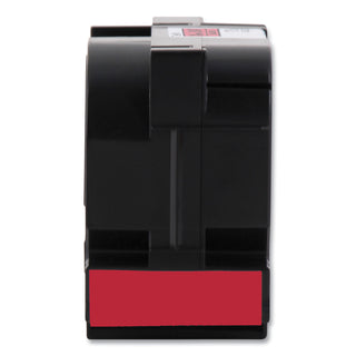Brother TZe Standard Adhesive Laminated Labeling Tape, 1.4" x 26.2 ft, Black on Red (BRTTZE461CS)
