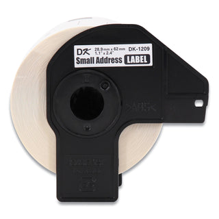 Brother Die-Cut Address Labels, 1.1 x 2.4, White, 800/Roll, 24 Rolls/Pack (BRTDK120924PK)