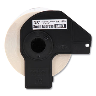 Brother Die-Cut Address Labels, 1.1 x 2.4, White, 800/Roll, 3 Rolls/Pack (BRTDK12093PK)