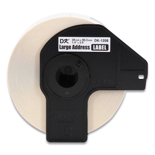Brother Die-Cut Address Labels, 1.4 x 3.5, White, 400/Roll, 3 Rolls/Pack (BRTDK12083PK)