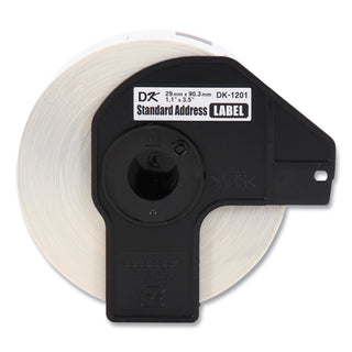 Brother Die-Cut Address Labels, 1.1 x 3.5, White, 400/Roll, 24 Rolls/Pack (BRTDK120124PK)