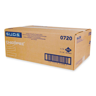 Chicopee® S.U.D.S. Single Use Dispensing System Towels For Quat, 10 x 12, 110/Roll, 6 Rolls/Carton (CHI0720)