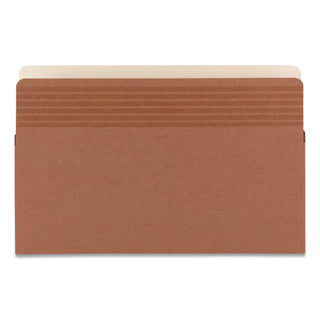 Smead™ Easy Grip Pockets, 3.5" Expansion, Legal Size, Redrope, 25/Box (SMD73210)