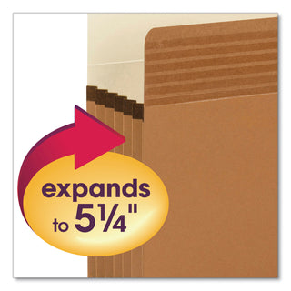 Smead™ Easy Grip Pockets, 5.25" Expansion, Letter Size, Redrope, 10/Box (SMD73209)