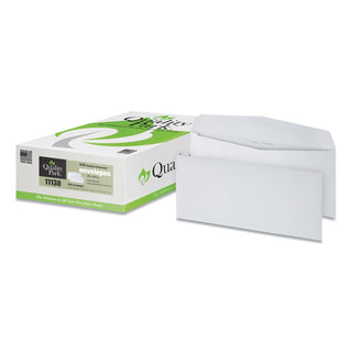 Quality Park™ Park Ridge Embossed Executive Envelope, #10, Commercial Flap, Gummed Closure, 4.13 x 9.5, White, 500/Box (QUA11130)