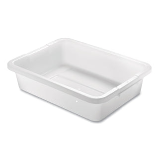 Rubbermaid® Commercial Bus/Utility Box, 15" x 20" x 5", White (RCP334992WHT)
