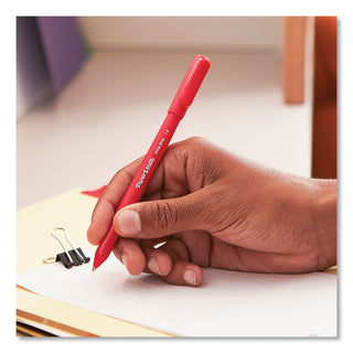 Papermate® Write Bros. Stick Ballpoint Pen, Medium 1mm, Red Ink/Barrel, Dozen (PAP3321131C)