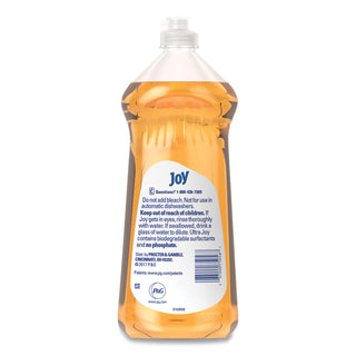 Joy® Ultra Orange Dishwashing Liquid, Orange, 30 oz Bottle, 10/Carton (JOY43603)