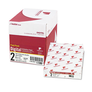 Nekoosa Fast Pack Digital Carbonless Paper, 2-Part, 8.5 x 11, White/Canary, 500 Sheets/Ream, 5 Reams/Carton (NEK17390)