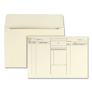 Quality Park™ Attorney's Envelope/Transport Case File, Cheese Blade Flap, Fold Flap Closure, 10 x 14.75, Cameo Buff, 100/Box (QUA89701)