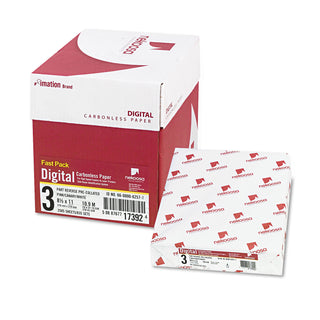 Nekoosa Fast Pack Carbonless 3-Part Paper, 8.5 x 11, Pink/Canary/White, 500 Sheets/Ream, 5 Reams/Carton (NEK17392)