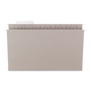 Smead™ TUFF Hanging Folders with Easy Slide Tab, Legal Size, 1/3-Cut Tab, Steel Gray, 18/Box (SMD64093)