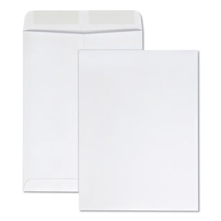 Quality Park™ Catalog Envelope, #10 1/2, Cheese Blade Flap, Gummed Closure, 9 x 12, White, 100/Box (QUA41413)