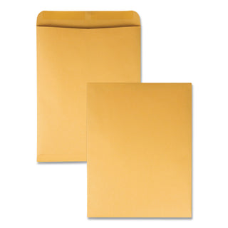 Quality Park™ Catalog Envelope, #15 1/2, Cheese Blade Flap, Gummed Closure, 12 x 15.5, Brown Kraft, 100/Box (QUA41967)