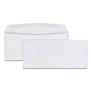 Quality Park™ Business Envelope, #9, Commercial Flap, Gummed Closure, 3.88 x 8.88, White, 500/Box (QUA90090)