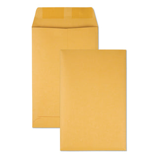 Quality Park™ Catalog Envelope, #1 3/4, Cheese Blade Flap, Gummed Closure, 6.5 x 9.5, Brown Kraft, 500/Box (QUA40865)