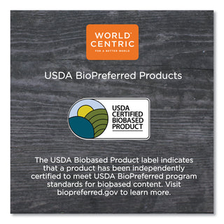 World Centric® Paper Bowls, 4.4" dia x 3", 16 oz, White, 500/Carton (WORBOPA16)