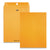 Quality Park™ Clasp Envelope, #90, Cheese Blade Flap, Clasp/Gummed Closure, 9 x 12, Brown Kraft, 100/Box (QUA38190)