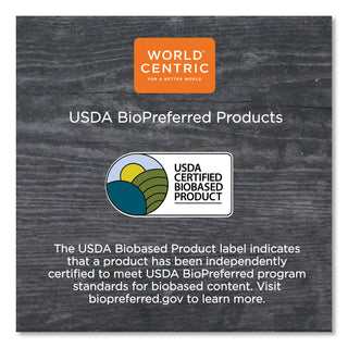 World Centric® Fiber Container Lids, 8.8 x 6.9 x 0.8, Clear, 400/Carton (WORCTLCS3) (WORCTLCS3)