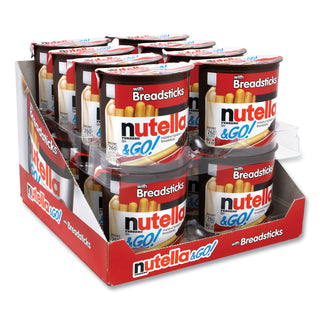 Nutella® Hazelnut Spread and Breadsticks, 1.8 oz Single-Serve Tub, 16/Pack (GRR22001135)
