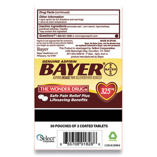 Bayer® Aspirin Pain Reliever (PFYBXBG50)