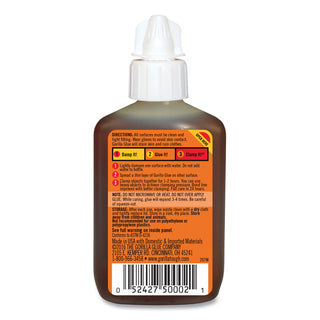 Gorilla® Original Formula Glue, 2 oz, Dries Light Brown (GOR5000206)