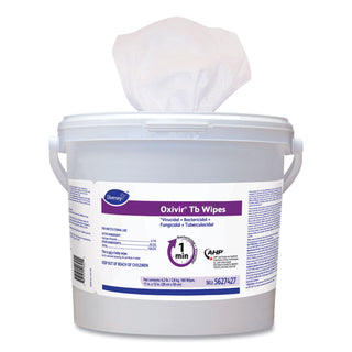 Diversey™ Oxivir TB Disinfectant Wipes, 11 x 12, White, 160/Bucket, 4 Bucket/Carton (DVO5627427)
